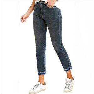 Frame Denim Le Sylvie Frayed Crop Jeans